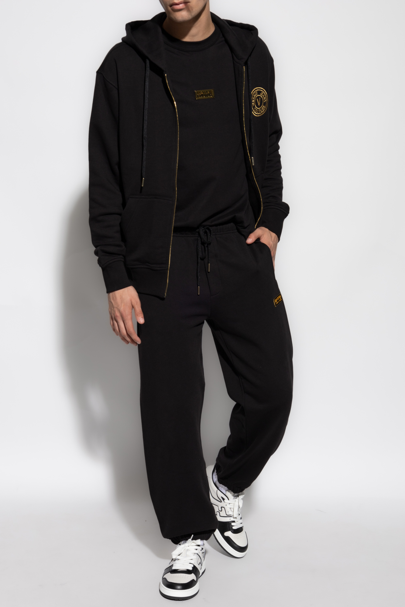 Versace Jeans Couture Sweatshirt with logo | Men's Clothing